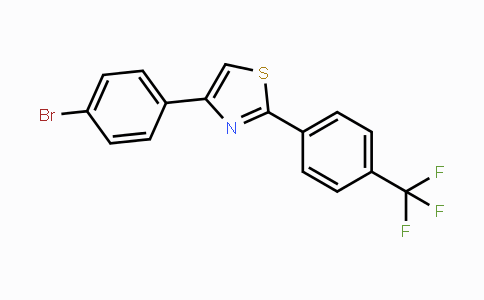 CAS No. 211032-07-4, 4-(4-Bromophenyl)-2-(4-(trifluoromethyl)-phenyl)thiazole