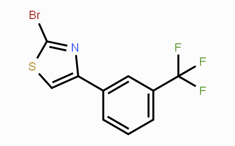 CAS No. 887625-72-1, 2-Bromo-4-(3-(trifluoromethyl)phenyl)thiazole