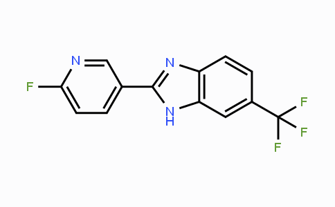 CAS No. 1356385-98-2, 2-(6-Fluoropyridin-3-yl)-6-(trifluoromethyl)-1H-benzo[d]imidazole