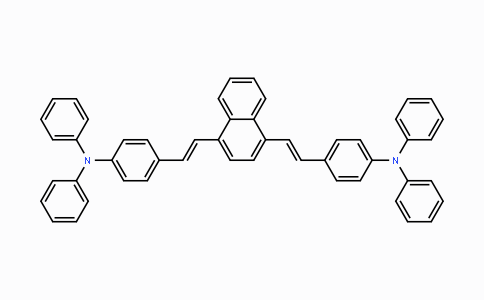 CAS No. 952065-58-6, 4,4'-((1E,1'E)-Naphthalene-1,4-diylbis(ethene-2,1-diyl))bis(N,N-diphenylaniline)