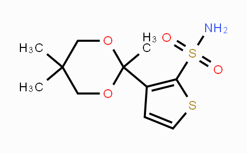 CAS No. 138890-87-6, 3-(2,5,5-Trimethyl-1,3-dioxan-2-yl)thiophene-2-sulfonamide