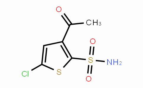 CAS No. 160982-10-5, 3-Acetyl-5-chlorothiophene-2-sulfonamide
