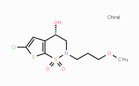 CAS No. 160982-13-8, (S)-6-Chloro-4-hydroxy-2-(3-methoxypropyl)-3,4-dihydro-2H-thieno[3,2-e][1,2]thiazine 1,1-dioxide