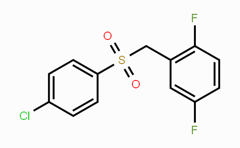 CAS No. 470716-51-9, 2-(((4-Chlorophenyl)sulfonyl)-methyl)-1,4-difluorobenzene