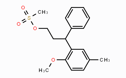 CAS No. 882878-66-2, 3-(2-Methoxy-5-methylphenyl)-3-phenylpropyl methanesulfonate