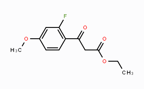 CAS No. 188182-79-8, Ethyl 3-(2-fluoro-4-methoxyphenyl)-3-oxopropanoate
