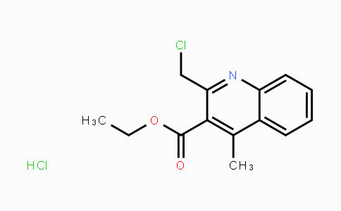 CAS No. 1009306-52-8, Ethyl 2-(chloromethyl)-4-methylquinoline-3-carboxylate hydrochloride
