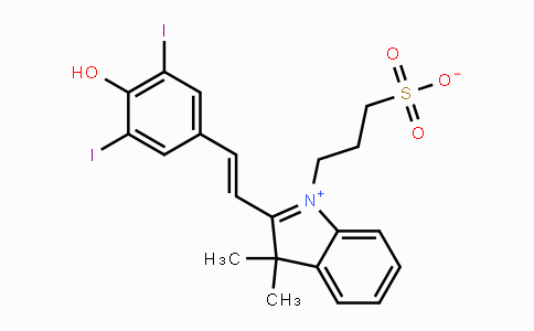 CAS No. 145876-11-5, 3-(2-(4-Hydroxy-3,5-diiodostyryl)-3,3-dimethyl-3H-indol-1-ium-1-yl)propane-1-sulfonate