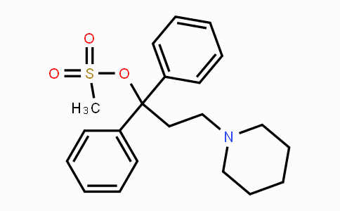CAS No. 53639-82-0, 1,1-Diphenyl-3-(piperidin-1-yl)propyl methanesulfonate