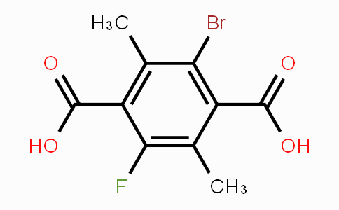 CAS No. 1555757-16-8, 2-Bromo-5-fluoro-3,6-dimethylterephthalic acid