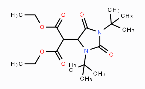 CAS No. 639517-75-2, Diethyl 2-(1,3-di-tert-butyl-2,5-dioxoimidazolidin-4-yl)malonate