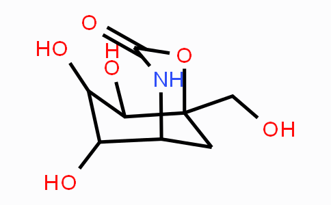 CAS No. 85281-06-7, 6,7,8-Trihydroxy-1-(hydroxymethyl)-2-oxa-4-azabicyclo[3.3.1]nonan-3-one