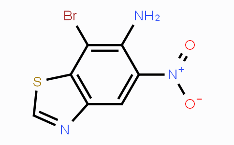 CAS No. 196205-21-7, 7-Bromo-5-nitrobenzo[d]thiazol-6-amine