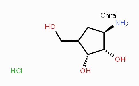 CAS No. 79200-57-0, (1R,2S,3R,5R)-3-Amino-5-(hydroxymethyl)-cyclopentane-1,2-diol hydrochloride