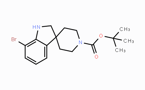 CAS No. 1128133-41-4, tert-Butyl 7-bromospiro[indoline-3,4'-piperidine]-1'-carboxylate