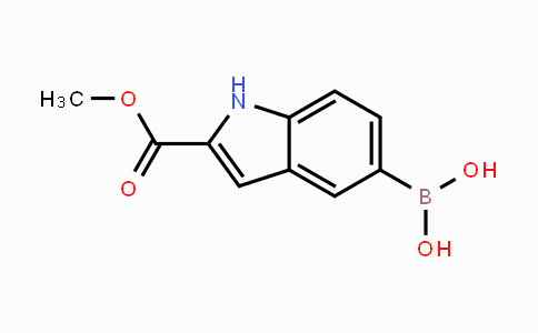 CAS No. 284660-86-2, 2-Methoxycarbonylindole-5-boronic acid