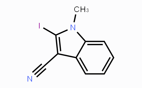 CAS No. 490039-77-5, 2-Iodo-1-methyl-1H-indole-3-carbonitrile