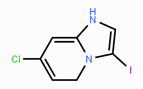 CAS No. 908267-60-7, 7-Chloro-3-iodo-1,5-dihydroimidazo[1,2-a]pyridine