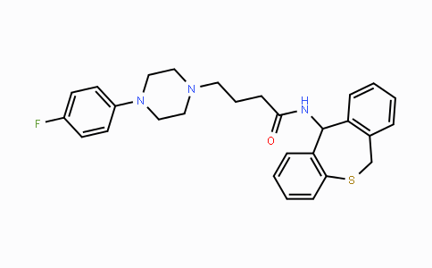 CAS No. 103377-41-9, N-(6,11-Dihydrodibenzo[b,e]thiepin-11-yl)-4-(4-(4-fluorophenyl)piperazin-1-yl)butanamide