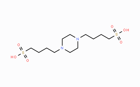 CAS No. 16045-14-0, 4,4'-(Piperazine-1,4-diyl)bis-(butane-1-sulfonic acid)