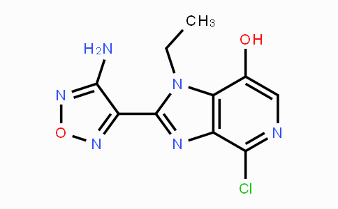 CAS No. 842149-46-6, 2-(4-Amino-1,2,5-oxadiazol-3-yl)-4-chloro-1-ethyl-1H-imidazo[4,5-c]pyridin-7-ol