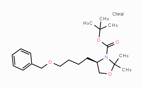 CAS No. 1079209-05-4, (R)-tert-Butyl 4-(4-(benzyloxy)butyl)-2,2-dimethyloxazolidine-3-carboxylate