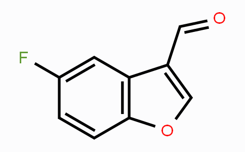 CAS No. 721943-19-7, 5-Fluorobenzofuran-3-carbaldehyde
