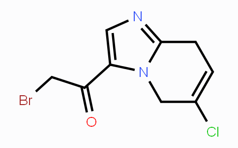 CAS No. 790199-84-7, 2-Bromo-1-(6-chloro-5,8-dihydroimidazo-[1,2-a]pyridin-3-yl)ethanone
