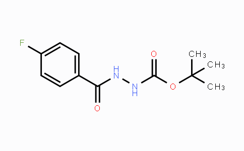 CAS No. 863296-72-4, tert-Butyl 2-(4-fluorobenzoyl)hydrazinecarboxylate