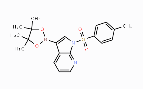 CAS No. 866545-91-7, 3-(4,4,5,5-Tetramethyl-1,3,2-dioxaborolan-2-yl)-1-tosyl-1H-pyrrolo[2,3-b]pyridine