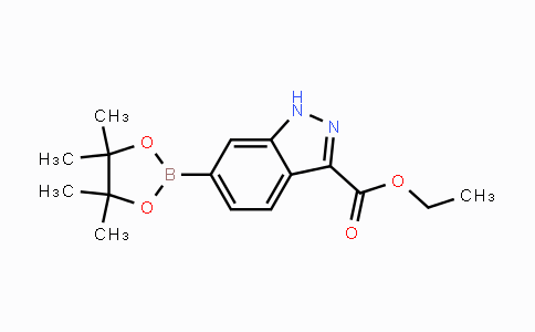 CAS No. 947191-20-0, Ethyl 6-(4,4,5,5-tetramethyl-1,3,2-dioxaborolan-2-yl)-1H-indazole-3-carboxylate