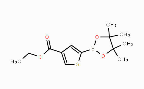 CAS No. 960116-27-2, Ethyl 5-(4,4,5,5-tetramethyl-1,3,2-dioxaborolan-2-yl)thiophene-3-carboxylate