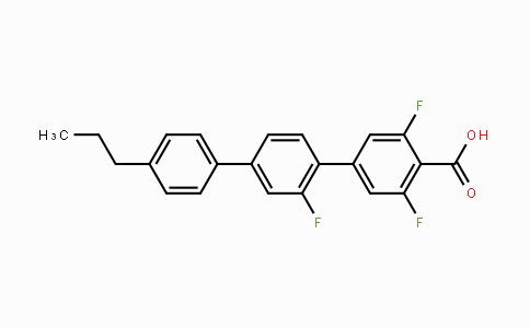 CAS No. 1195821-09-0, 2',3,5-Trifluoro-4''-propyl-[1,1':4',1''-terphenyl]-4-carboxylic acid