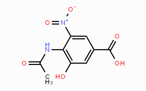 CAS No. 162252-45-1, 4-Acetamido-3-hydroxy-5-nitrobenzoic acid