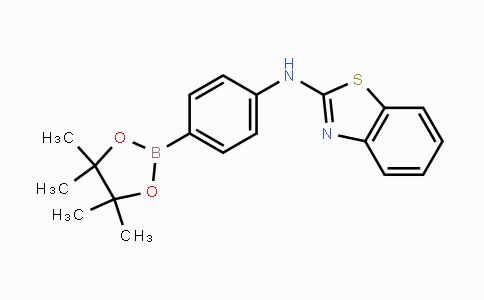MC114760 | 330793-85-6 | N-(4-(4,4,5,5-Tetramethyl-1,3,2-dioxaborolan-2-yl)phenyl)benzo[d]thiazol-2-amine
