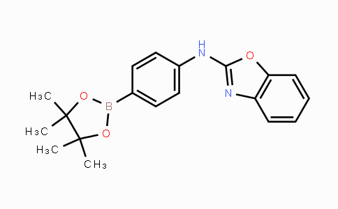 330793-73-2 | N-(4-(4,4,5,5-Tetramethyl-1,3,2-dioxaborolan-2-yl)phenyl)benzo[d]oxazol-2-amine