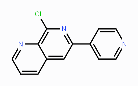 CAS No. 1211595-29-7, 8-Chloro-6-(pyridin-4-yl)-1,7-naphthyridine