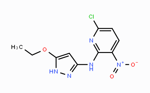 CAS No. 1079275-41-4, 6-Chloro-N-(5-ethoxy-1H-pyrazol-3-yl)-3-nitropyridin-2-amine