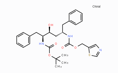 CAS No. 162849-95-8, tert-Butyl (thiazol-5-ylmethyl) ((2S,3S,5S)-3-hydroxy-1,6-diphenylhexane-2,5-diyl)dicarbamate