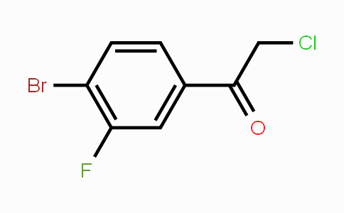CAS No. 1260857-14-4, 1-(4-Bromo-3-fluorophenyl)-2-chloroethanone