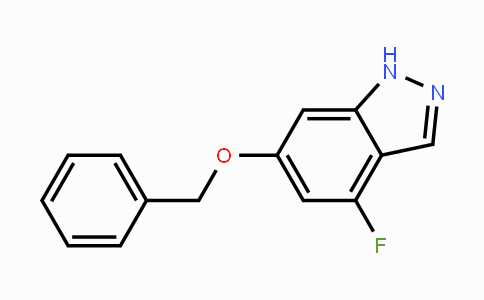 CAS No. 1253792-35-6, 6-(Benzyloxy)-4-fluoro-1H-indazole