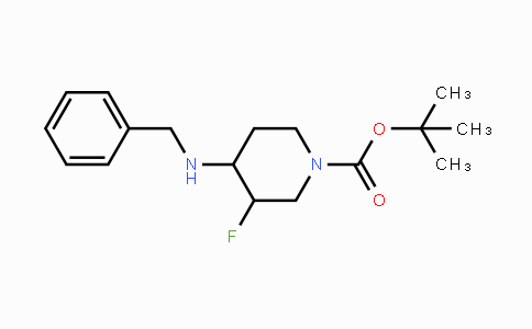 CAS No. 934536-09-1, tert-Butyl 4-(benzylamino)-3-fluoropiperidine-1-carboxylate
