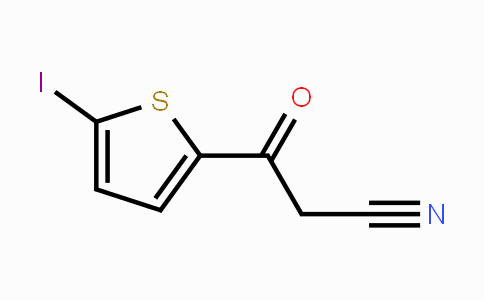 CAS No. 887588-22-9, 3-(5-Iodothiophen-2-yl)-3-oxopropanenitrile
