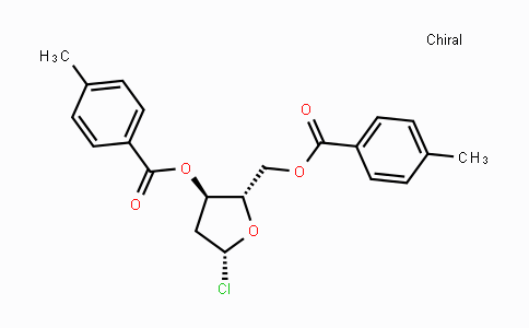 CAS No. 141846-57-3, (2S,3R,5R)-5-Chloro-2-(((4-methylbenzoyl)oxy)-methyl)tetrahydrofuran-3-yl 4-methylbenzoate
