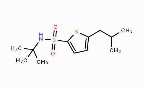 CAS No. 146013-28-7, N-(tert-Butyl)-5-isobutylthiophene-2-sulfonamide