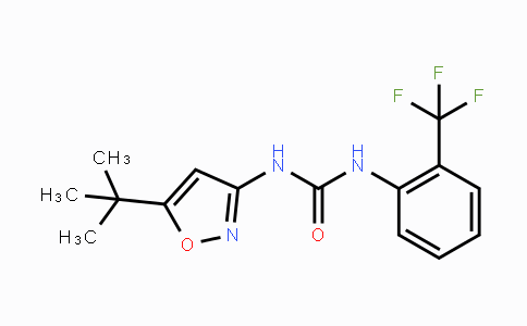 CAS No. 304440-06-0, 1-(5-(tert-Butyl)isoxazol-3-yl)-3-(2-(trifluoromethyl)phenyl)urea