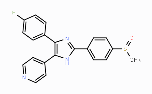CAS No. 152121-47-6, 4-(4-(4-Fluorophenyl)-2-(4-(methylsulfinyl)-phenyl)-1H-imidazol-5-yl)pyridine