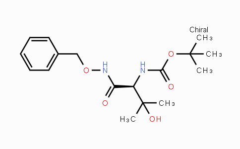 CAS No. 102507-19-7, (S)-tert-Butyl (1-((benzyloxy)amino)-3-hydroxy-3-methyl-1-oxobutan-2-yl)carbamate