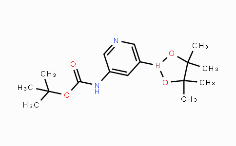 CAS No. 1171897-39-4, tert-Butyl (5-(4,4,5,5-tetramethyl-1,3,2-dioxaborolan-2-yl)pyridin-3-yl)carbamate