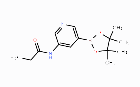 CAS No. 1171891-19-2, N-(5-(4,4,5,5-Tetramethyl-1,3,2-dioxaborolan-2-yl)pyridin-3-yl)propionamide